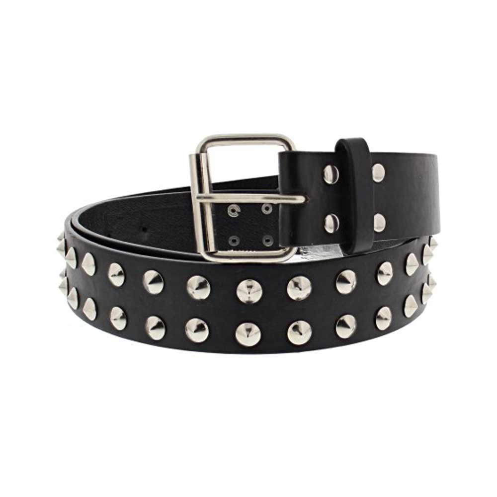 Zac's Alter Ego - 2 Row Studded Gürtel - Schwarz
